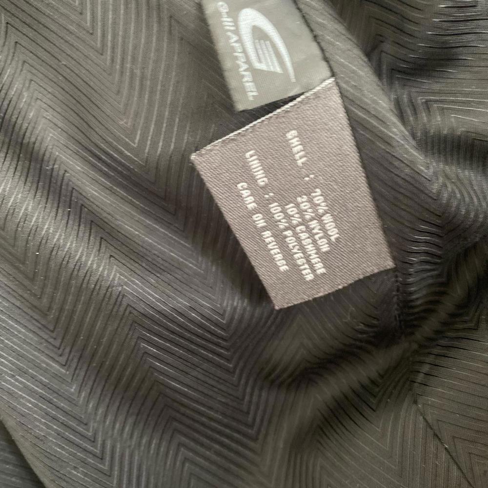 Kenneth Cole Long Collared Wool - Picture 4 of 4